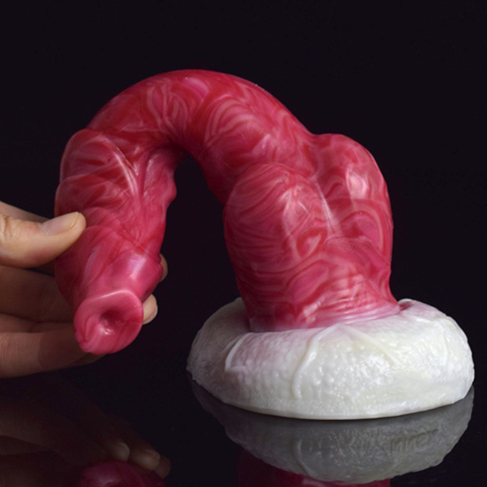 Men's and Women's Liquid Silicone Sex Toy - Prison Fire Color, Daily Pleasure Essentials
