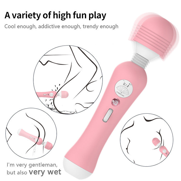 USB Rechargeable Women's Personalized Vibration Toy – Silicone Adult Vibrator