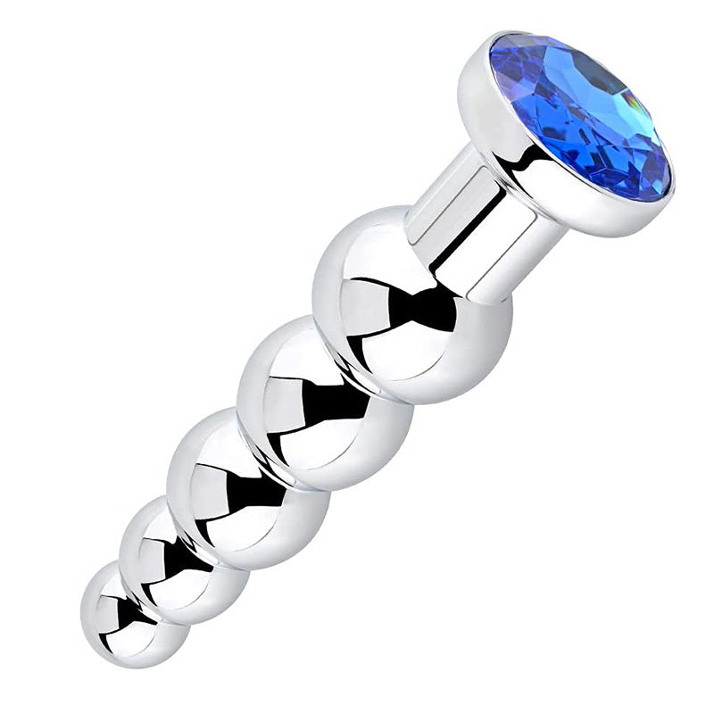 Silver Metal Anal Plug - Iron Tree Design for Sensual Stimulation