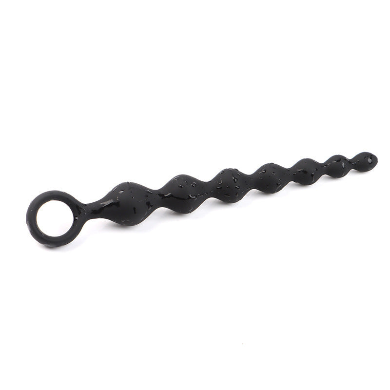 Silicone Butt Plug with Pull Beads – Anal Dilatation Device for Men and Women, Available in 4 Colors