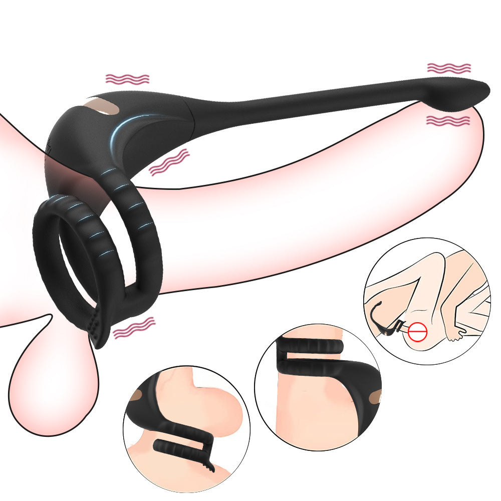 APP Remote Control Double Ring Silicone Butt Plug – Versatile Pleasure Device