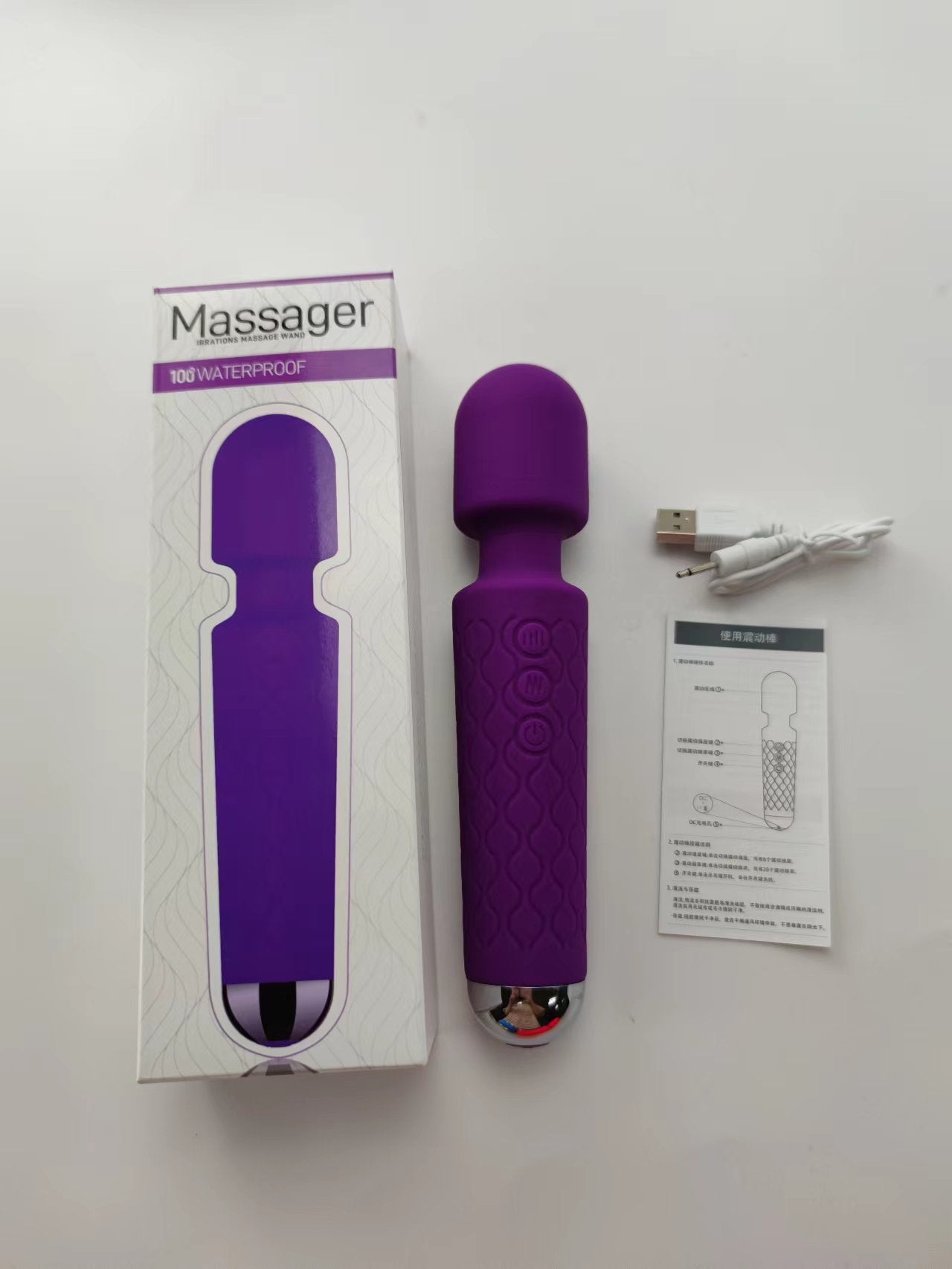 Dive deep into the world of pleasure with this sultry purple mini vibrator, elegantly showcased beside its box and a USB charger. The packaging tempts with a glimpse into the thrilling vibrations this compact sex toy promises, designed for discreet yet powerful encounters. Perfect for those secret, wild adventures anytime, anywhere.