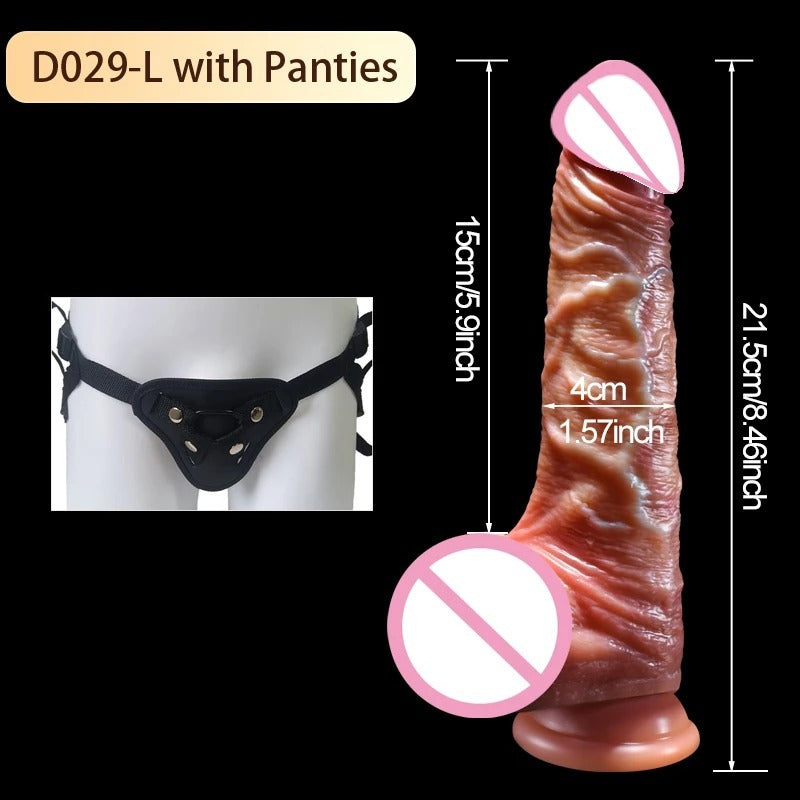Women's Silicone Soft Manual Masturbation Device - Liquid Silicone, Multiple Styles and Sizes