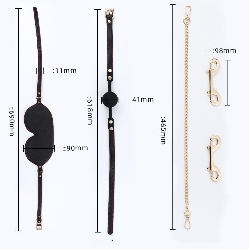 Elegant Bondage Set with Storage for Couples