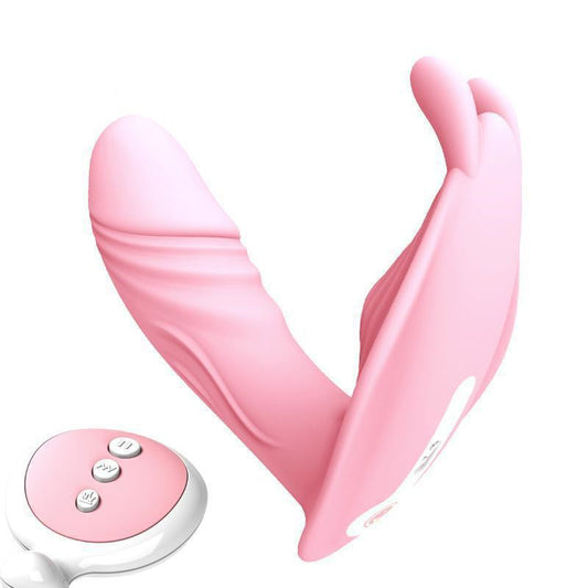 Invisible Rabbit Ears Mask for Women – Silicone Vibration Self-Defense Device with 10 Modes, USB Rechargeable