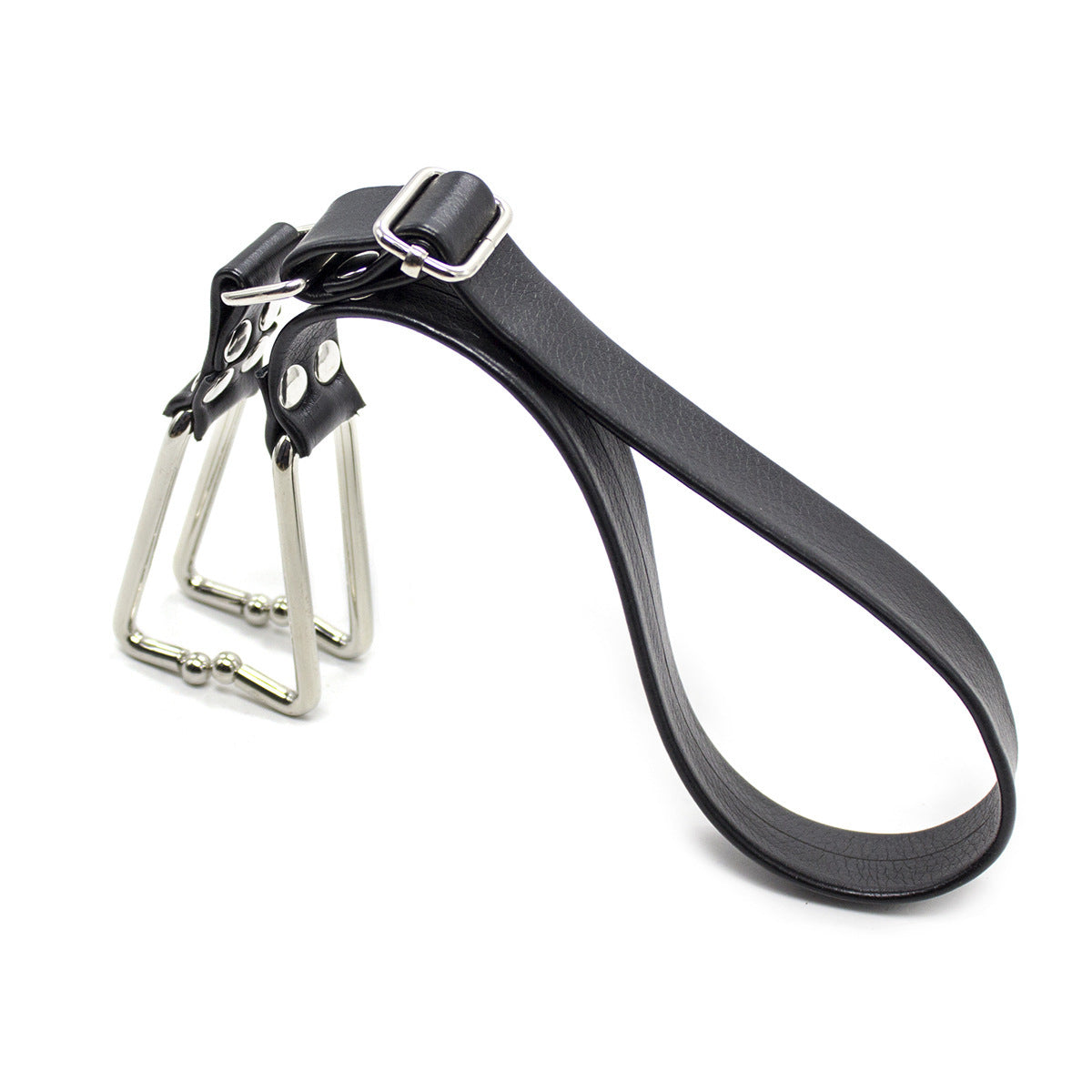 Adjustable Leather Mouth Hook – Forced Opening Training Play Prop