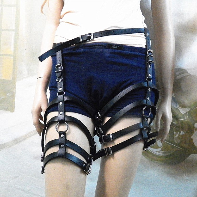Punk Jewelry Leg Ring and Waist Chain Belt – Hip-Hop Style for All Seasons