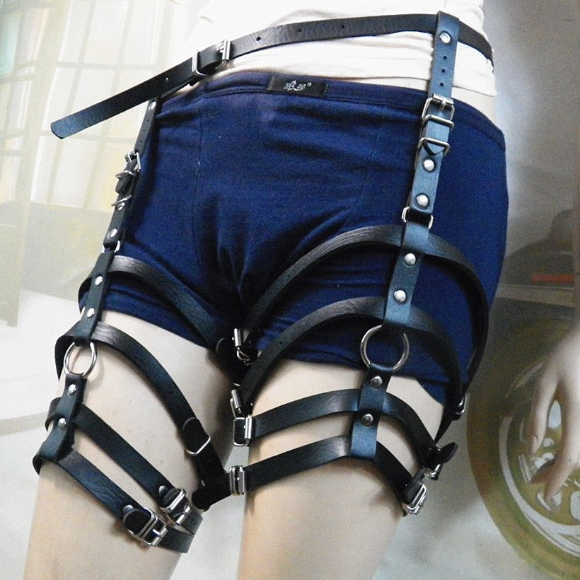 Punk Jewelry Leg Ring and Waist Chain Belt – Hip-Hop Style for All Seasons