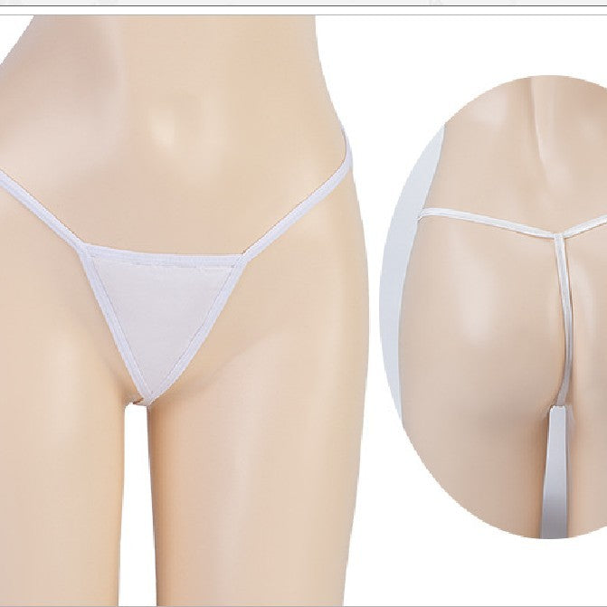 European & American Hanging Neck Kimono Uniform Set – White Polyester Dress with T-Pants & Flutter Sleeves