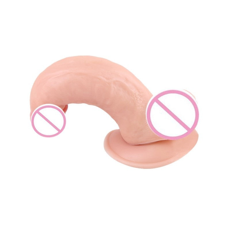 Machine for Man Toy - Vibrating Dildo Ball, Flesh Color Silicone