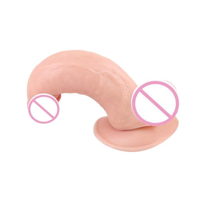 Machine for Man Toy - Vibrating Dildo Ball, Flesh Color Silicone
