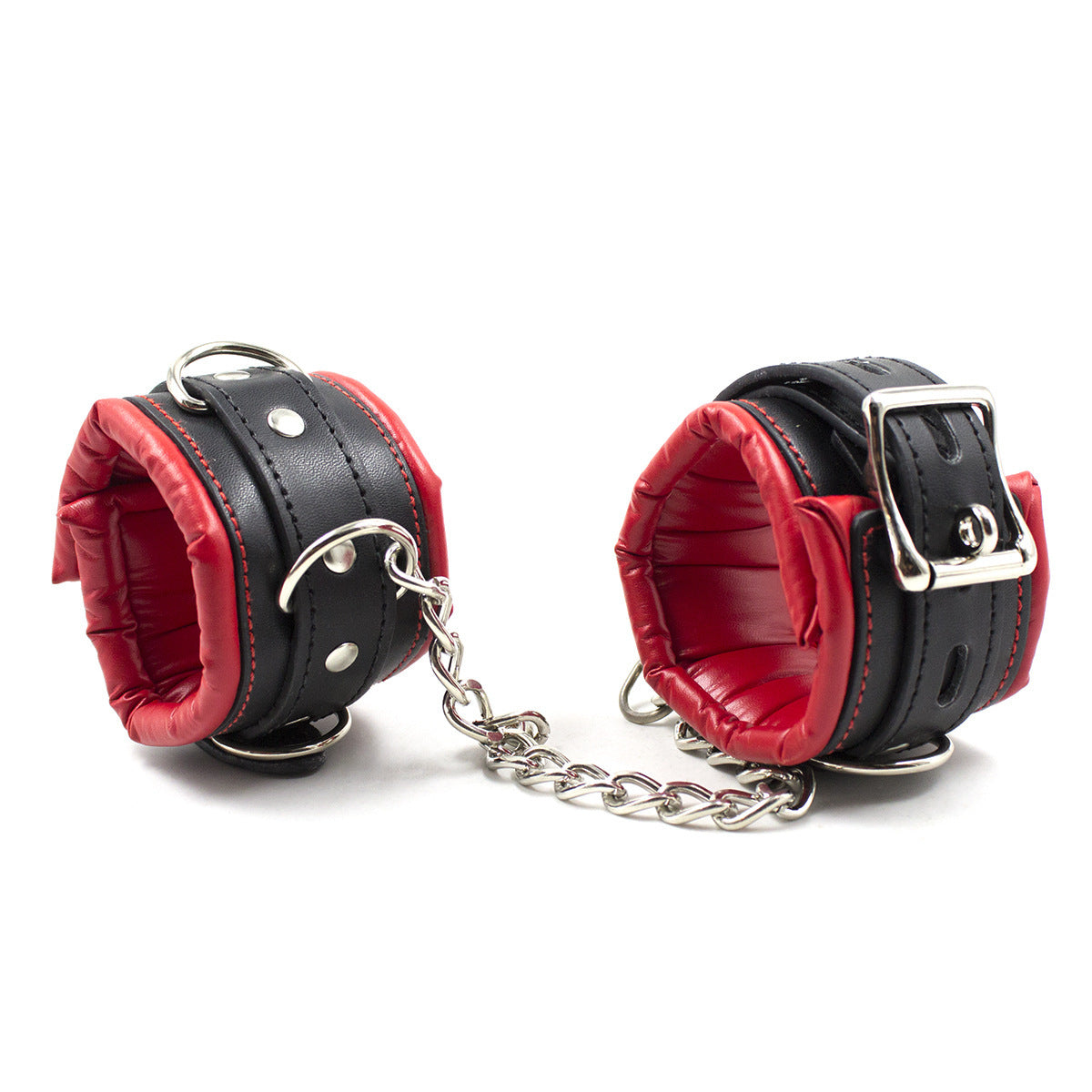 Leather Handcuffs Restraint Strap – PU Couples’ Flirting Toy