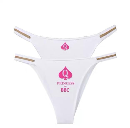 BBC QUEEN OF SPADES QOS SEXY Women's Panties Thongs Underwear