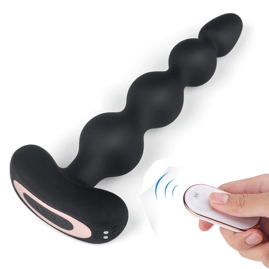 Remote Control Silicone Butt Plug with Vibration