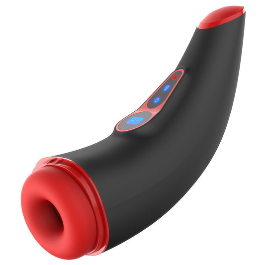 Men's Automatic Piston Telescopic Mouth-Sucking Massager – Heating & Electric Stimulation