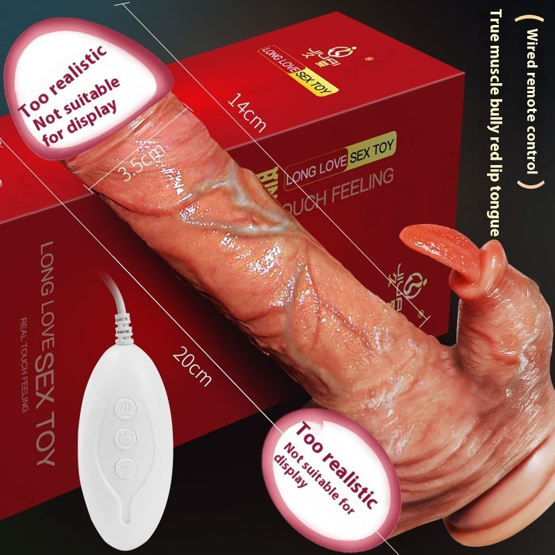 Swing Heating Peristaltic Telescopic Dildos