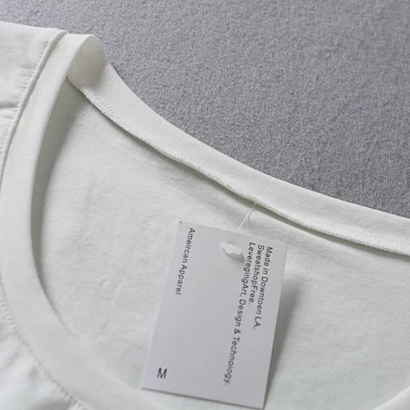 Skinny Fashion Short Sleeve T-Shirt | Tie-Dye Pullover Top - Casual Solid Color