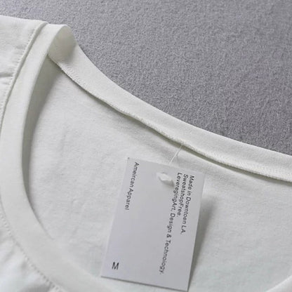 Skinny Fashion Short Sleeve T-Shirt | Tie-Dye Pullover Top - Casual Solid Color