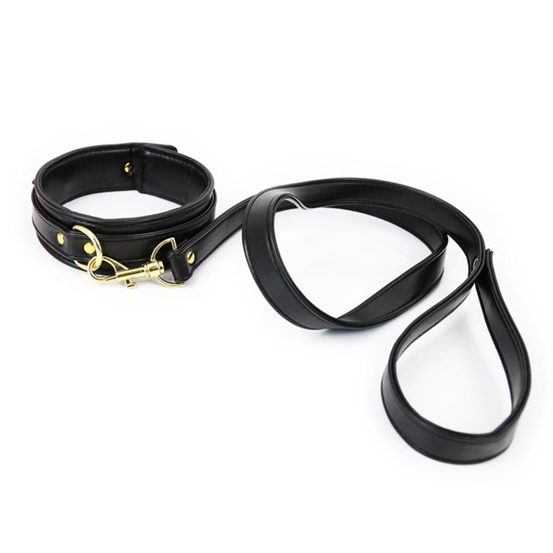 Leather Handcuffs and Leg Cuffs with Waist Restraint Belt – Versatile Restraint Set