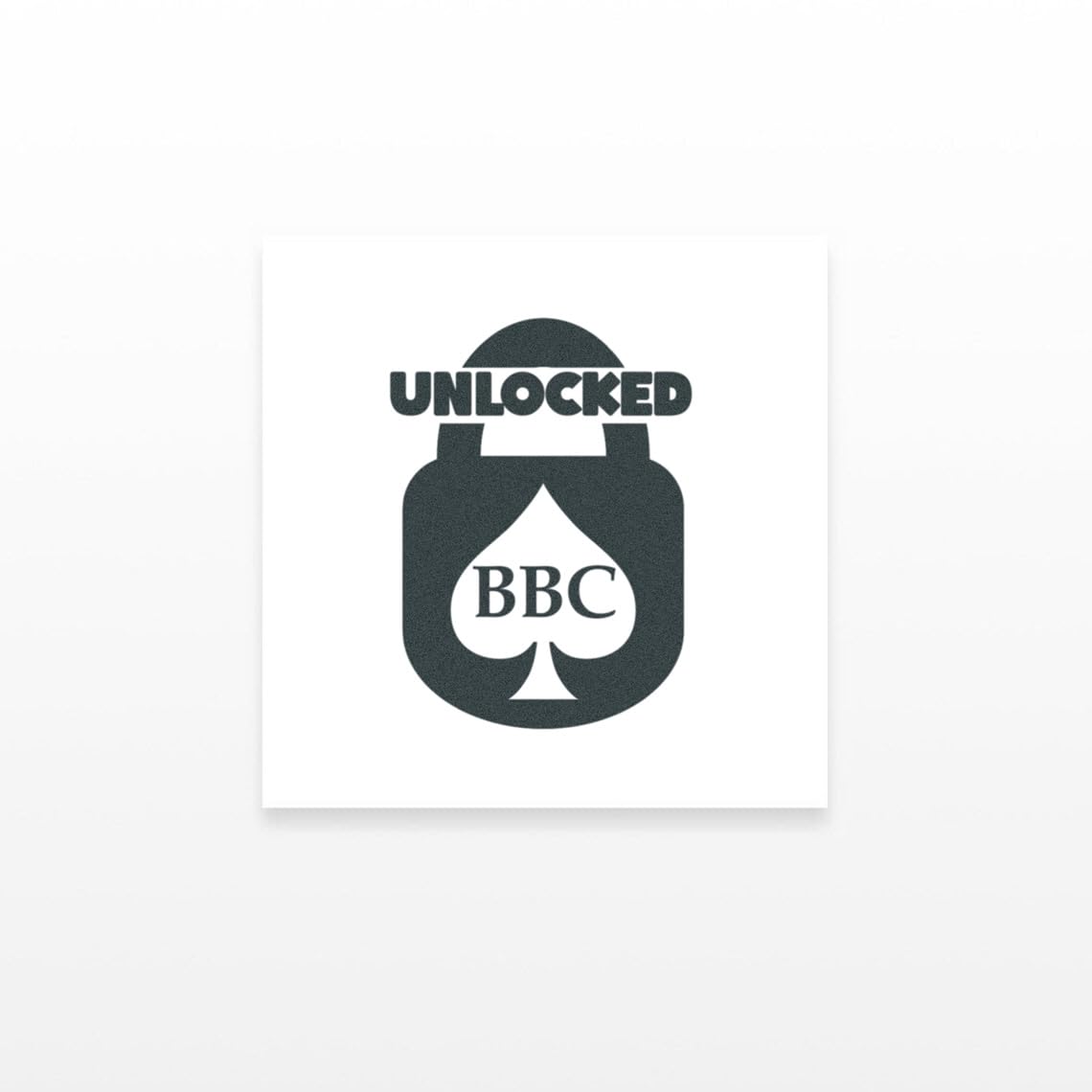 Unlocked For BBC Temporary Tattoo/Fetish Kinky Sexy Temporary Tattoo