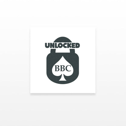 Unlocked For BBC Temporary Tattoo/Fetish Kinky Sexy Temporary Tattoo