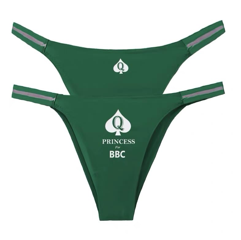 BBC QUEEN OF SPADES QOS SEXY Women's Panties Thongs Underwear