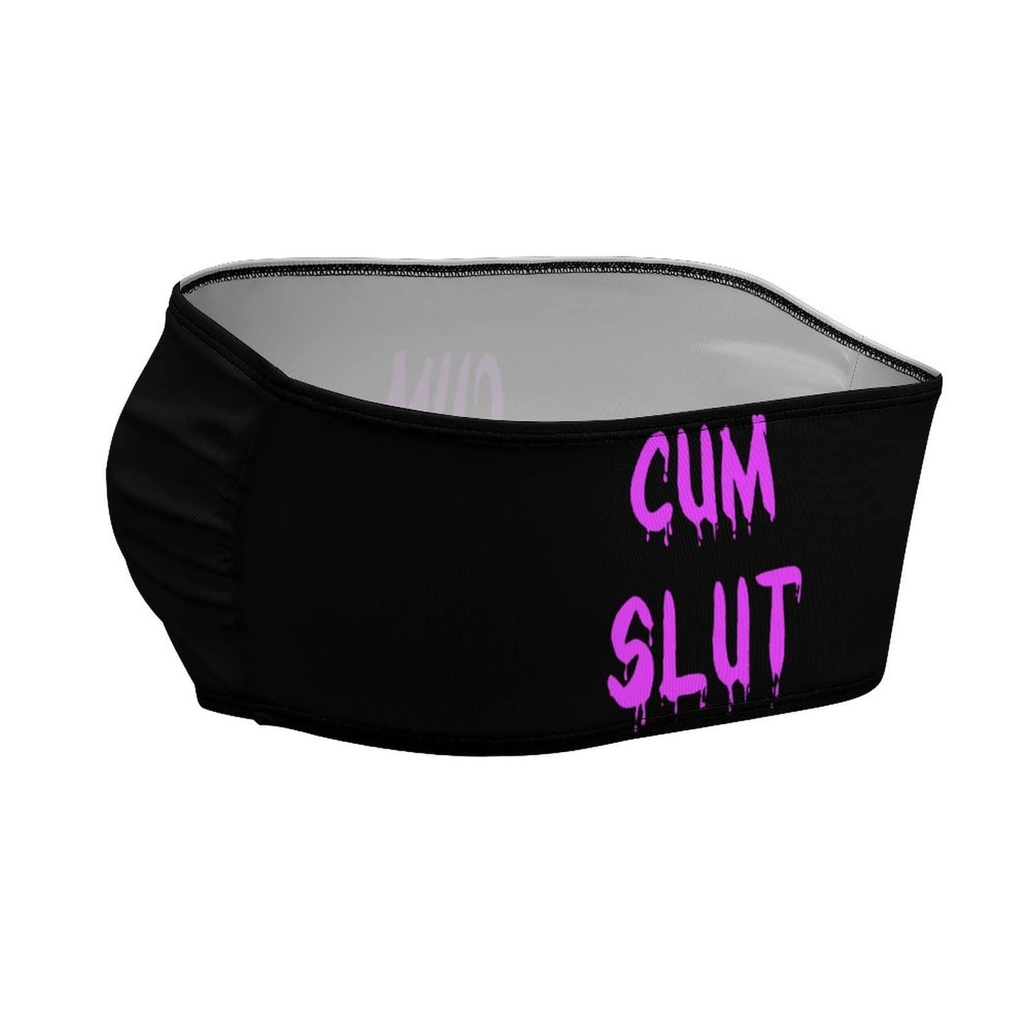 BITE ME Women's Sexy Crop Top Sleeveless Stretchy Solid Strapless Tube Top