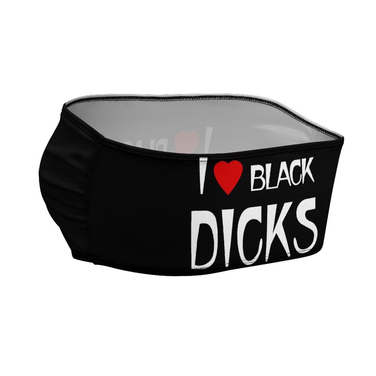 BITE ME Women's Sexy Crop Top Sleeveless Stretchy Solid Strapless Tube Top