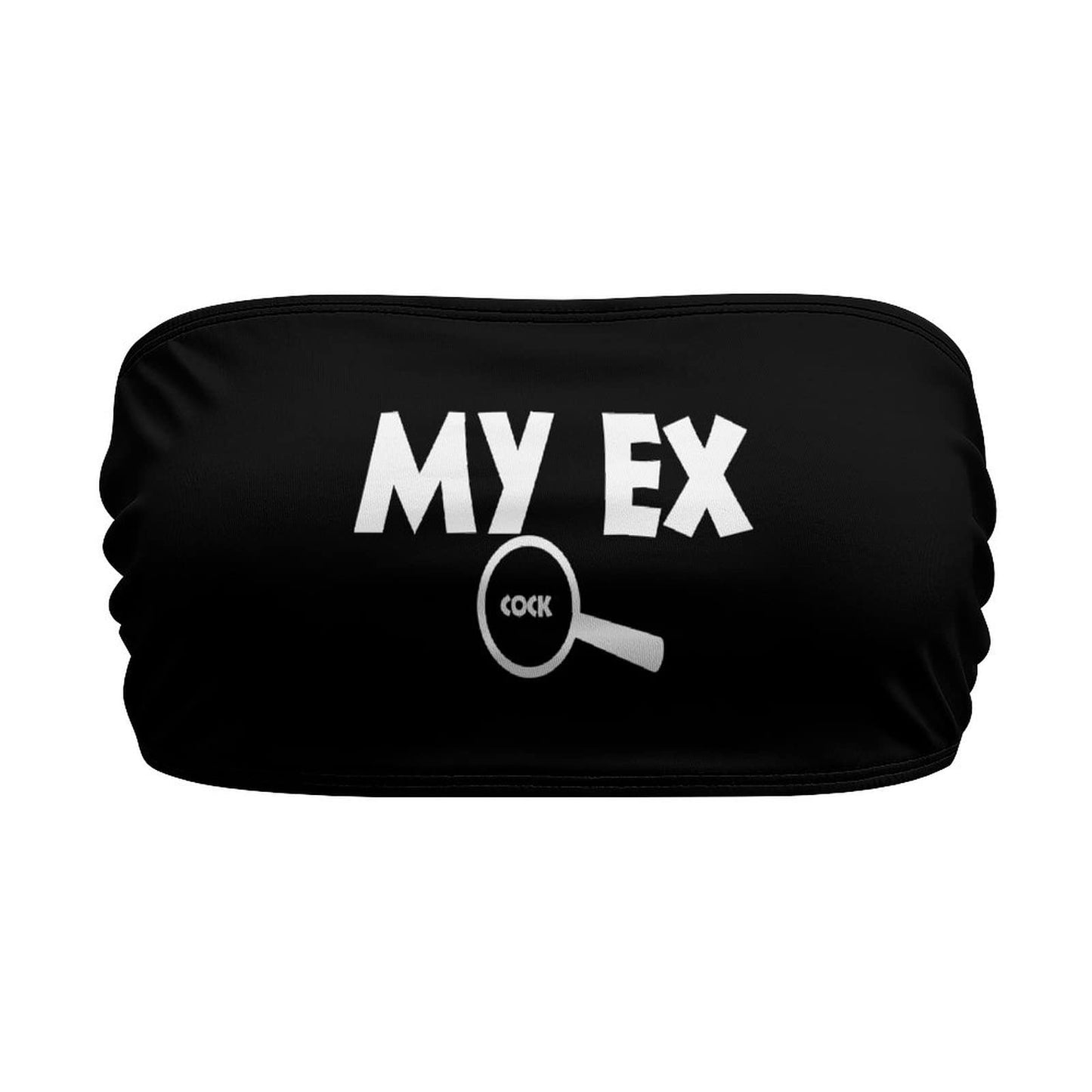 BITE ME Women's Sexy Crop Top Sleeveless Stretchy Solid Strapless Tube Top