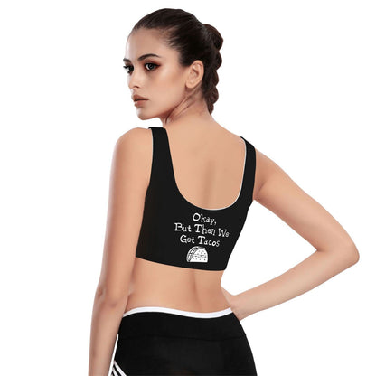 Spank It My Ass Yoga Sports Bra for Women, Comfortable Yoga Bras Fitness Workout Tops Running Bra with Removable Pads