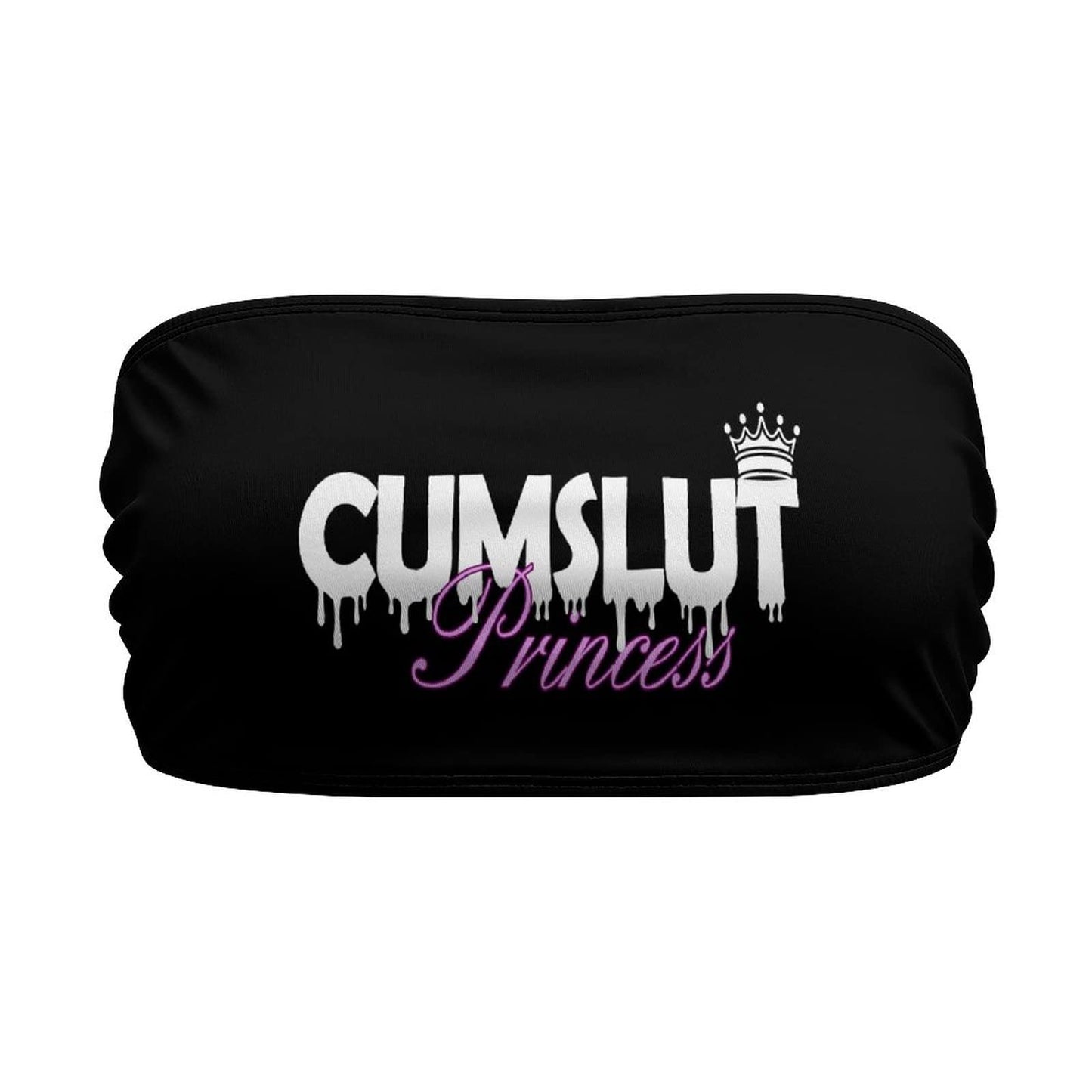 BITE ME Women's Sexy Crop Top Sleeveless Stretchy Solid Strapless Tube Top