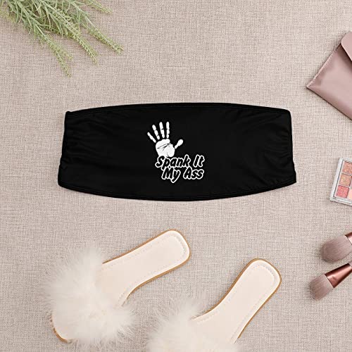 BITE ME Women's Sexy Crop Top Sleeveless Stretchy Solid Strapless Tube Top