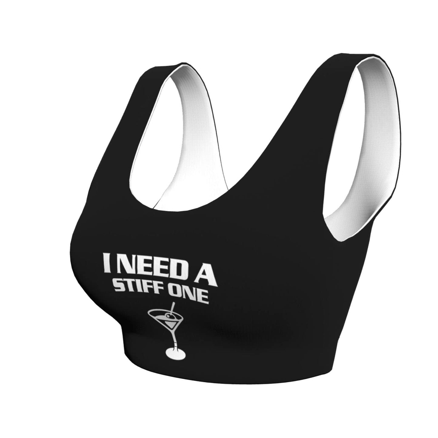 Spank It My Ass Yoga Sports Bra for Women, Comfortable Yoga Bras Fitness Workout Tops Running Bra with Removable Pads