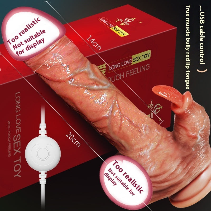 Swing Heating Peristaltic Telescopic Dildos