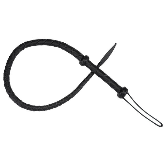 "Sensual Sting" Leather Whip – Dual-Tone Punishment Whip