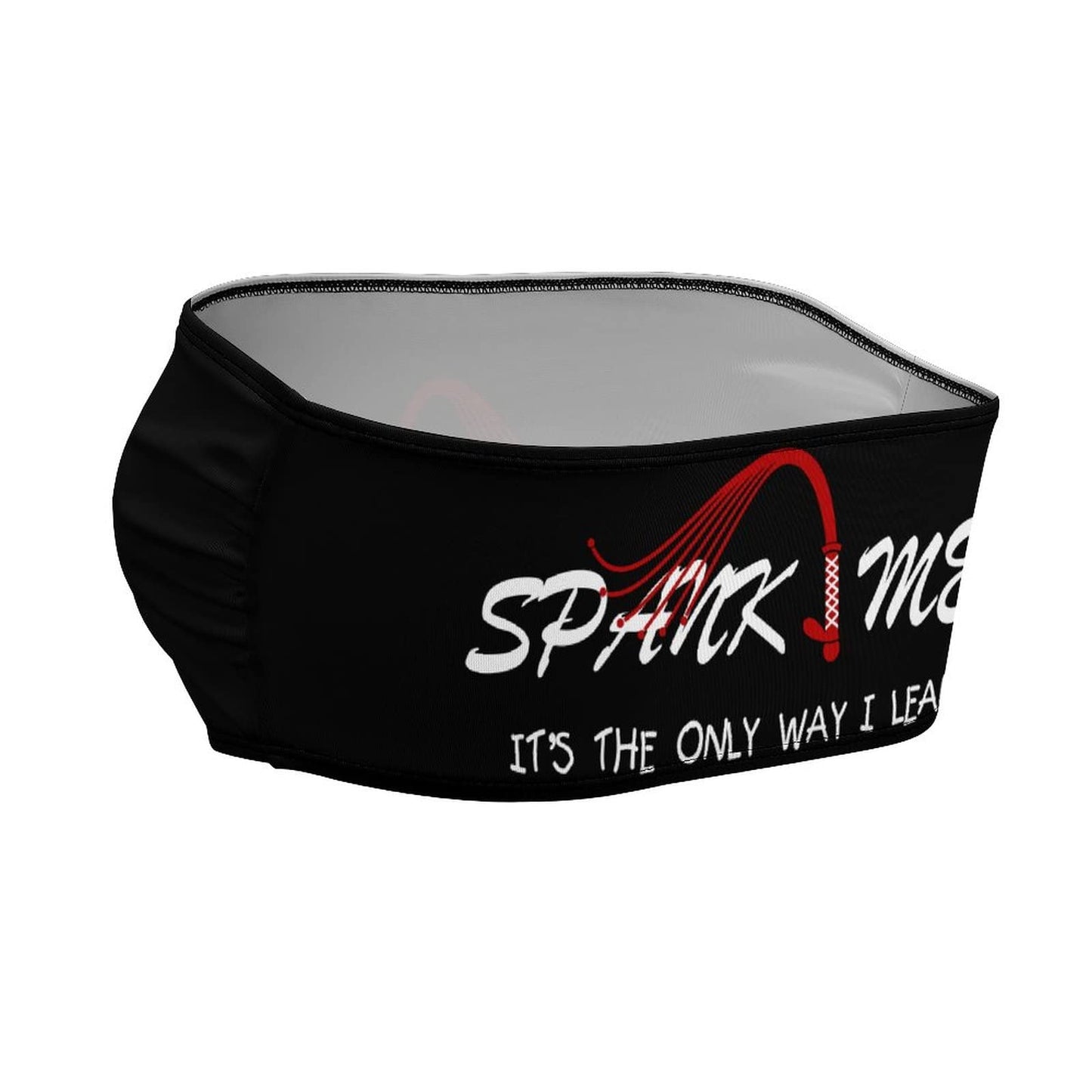 BITE ME Women's Sexy Crop Top Sleeveless Stretchy Solid Strapless Tube Top