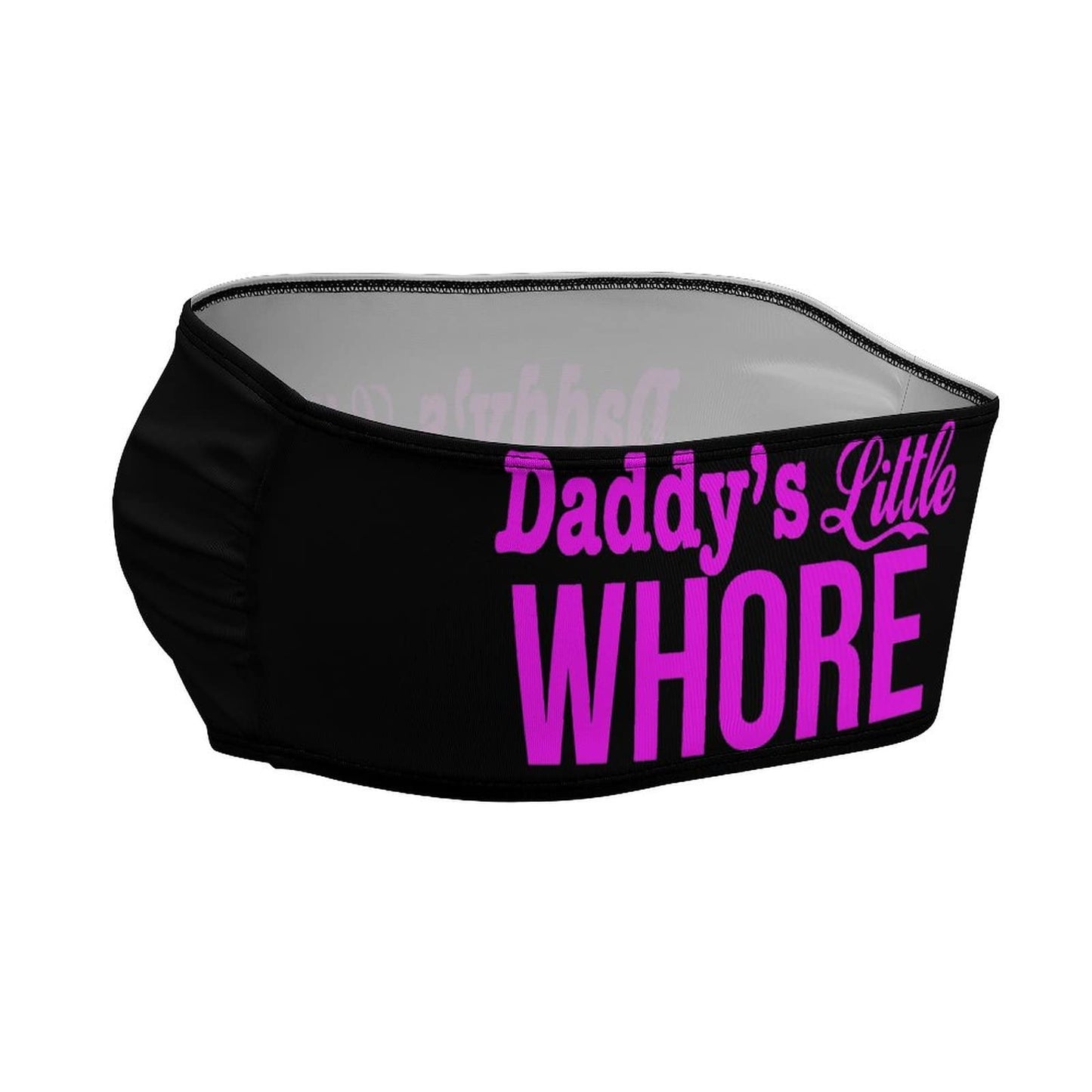 BITE ME Women's Sexy Crop Top Sleeveless Stretchy Solid Strapless Tube Top