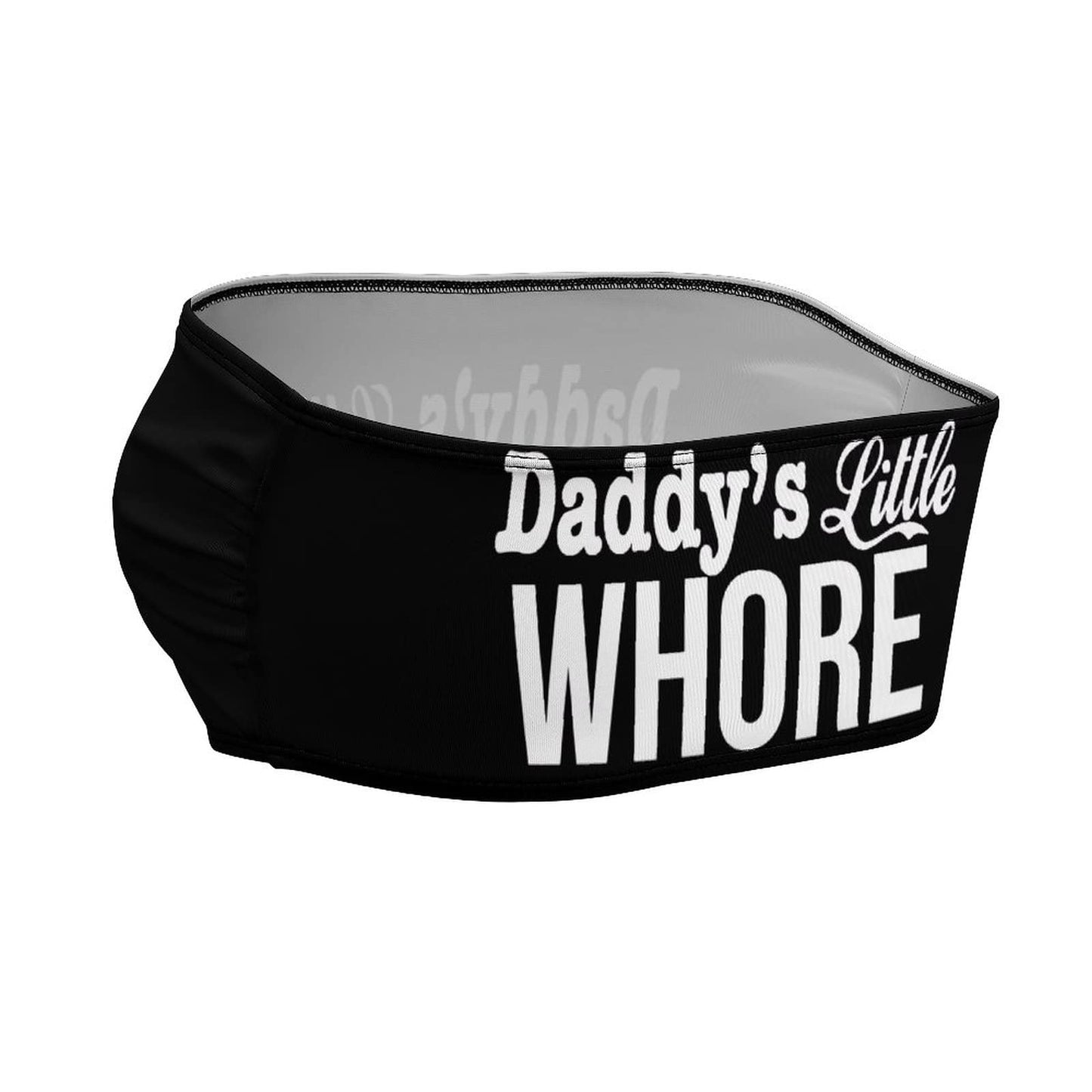 BITE ME Women's Sexy Crop Top Sleeveless Stretchy Solid Strapless Tube Top