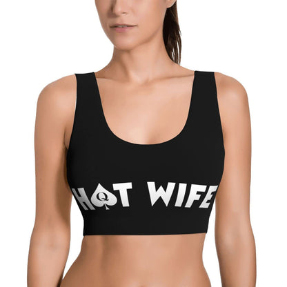 Spank It My Ass Yoga Sports Bra for Women, Comfortable Yoga Bras Fitness Workout Tops Running Bra with Removable Pads