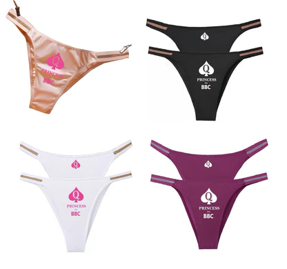 BBC QUEEN OF SPADES QOS SEXY Women's Panties Thongs Underwear