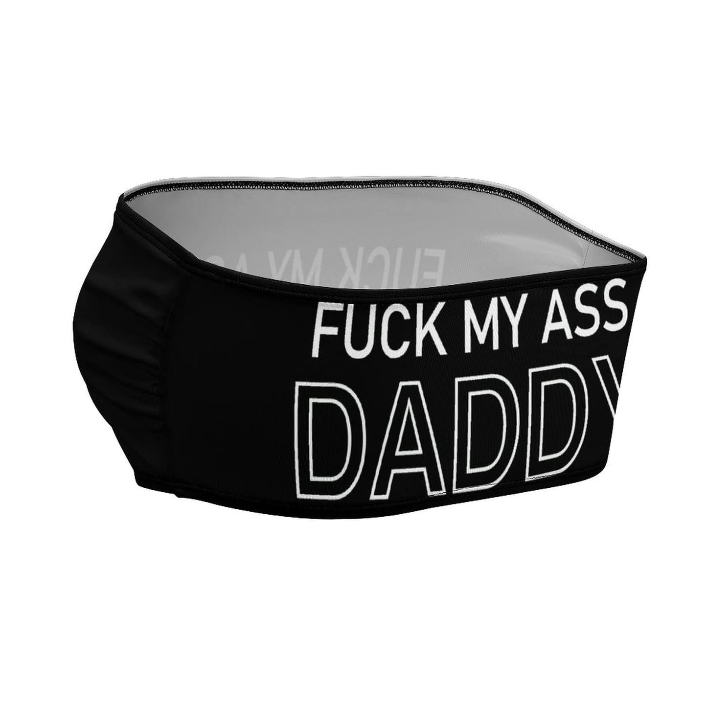 BITE ME Women's Sexy Crop Top Sleeveless Stretchy Solid Strapless Tube Top