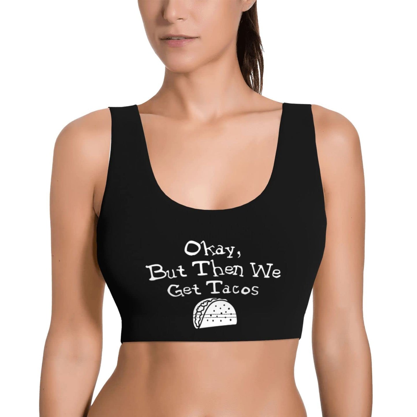 Spank It My Ass Yoga Sports Bra for Women, Comfortable Yoga Bras Fitness Workout Tops Running Bra with Removable Pads