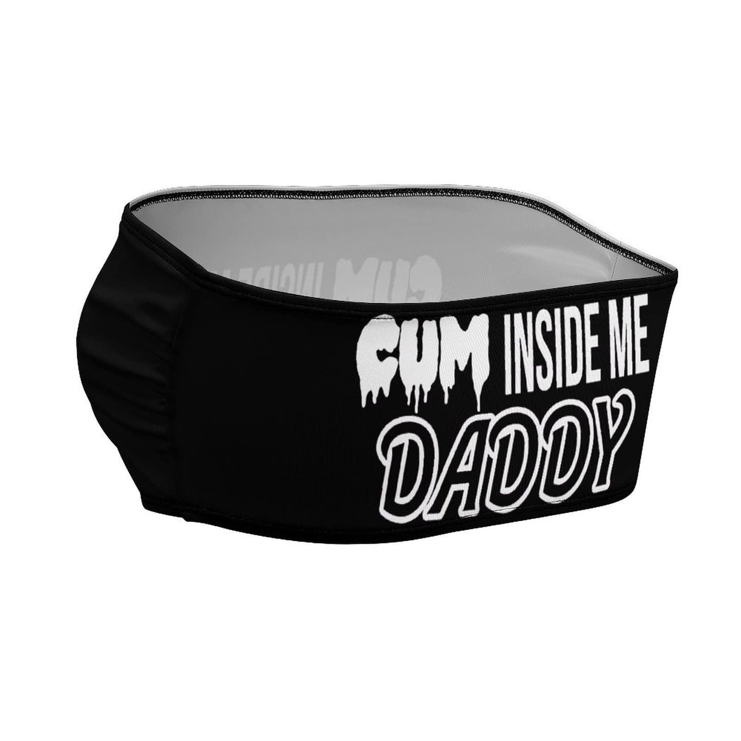 BITE ME Women's Sexy Crop Top Sleeveless Stretchy Solid Strapless Tube Top