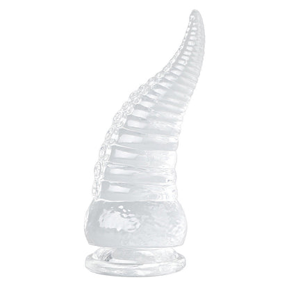 Crystal Octopus Tail Butt Plug – Transparent Soft PVC Anal Toy in Multiple Colors
