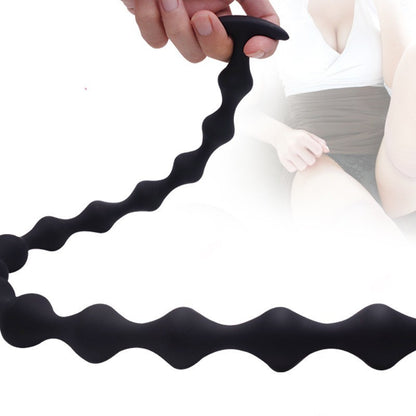 Silicone Long Pull Beads 58CM Soft Device