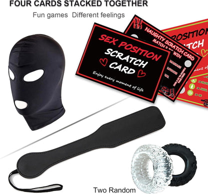 BDSM Toys for Sex Bondage,BDSM Kit Couple Sex Toys，Sex Bed Straps Restraints Set with Handcuffs Ankle Cuff,Sex Set Kit Sex Things for Kinky Couples,Sex Toy Kit Bondage Gear&Accessories for Women