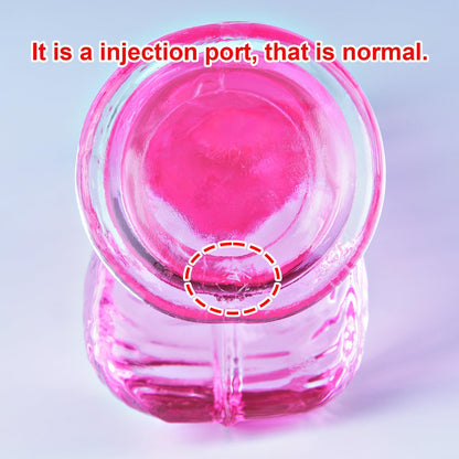 Small Realistic Clear 6 inch Cute Dildo,Adult Sex Toy with Suction Cup Dildo, Suitable for Beginner Women/Men/Gay with Thin and Slim Poke, can be Use for G-spot and Anal