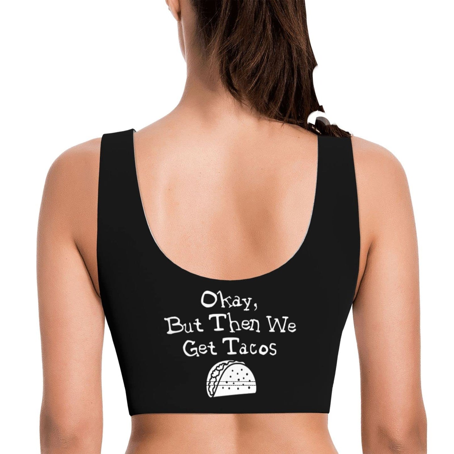 Spank It My Ass Yoga Sports Bra for Women, Comfortable Yoga Bras Fitness Workout Tops Running Bra with Removable Pads