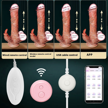 Swing Heating Peristaltic Telescopic Dildos