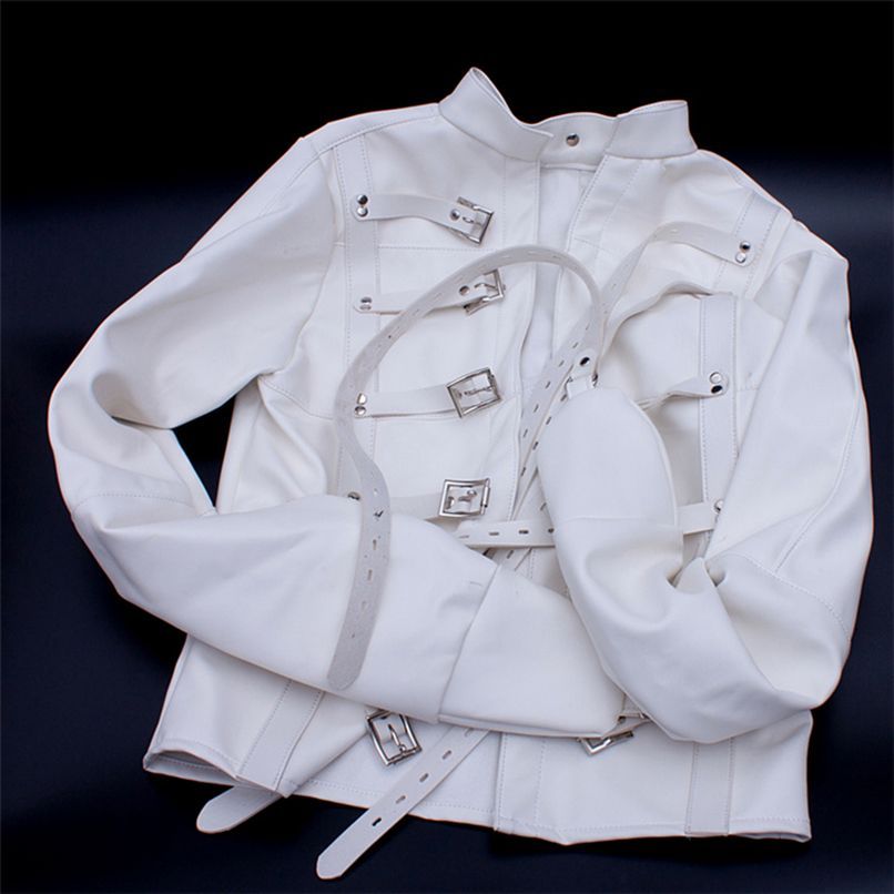 Adjustable Straitjacket Body Harness – Leather BDSM Restraints in Multiple Colors